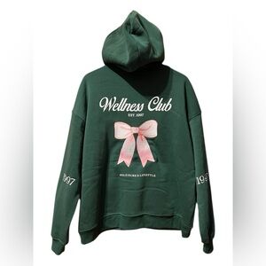 Cult Favorite “Wellness Club” Zip-Up Hoodie – XL